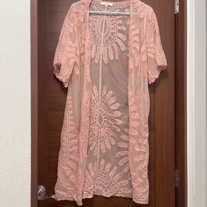 Baby pink coverup